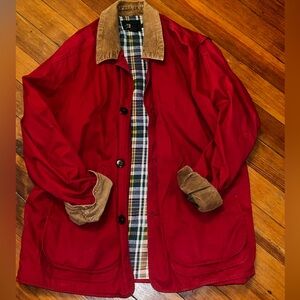 90s Jcrew Red Barn Jacket